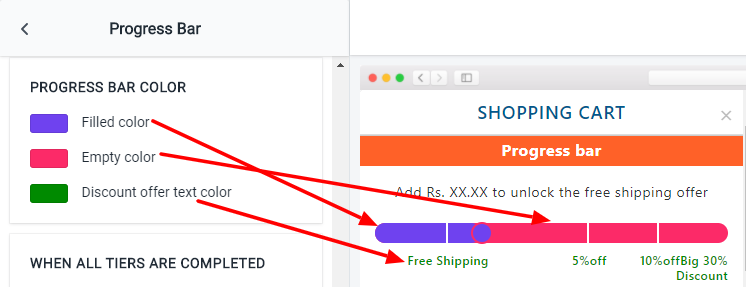 Free Shipping Progress Bar