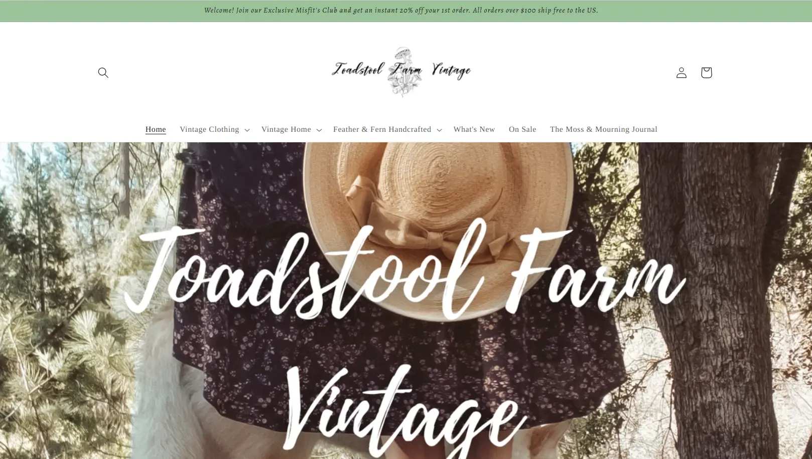 toadstool farm vintage shopify dawn theme