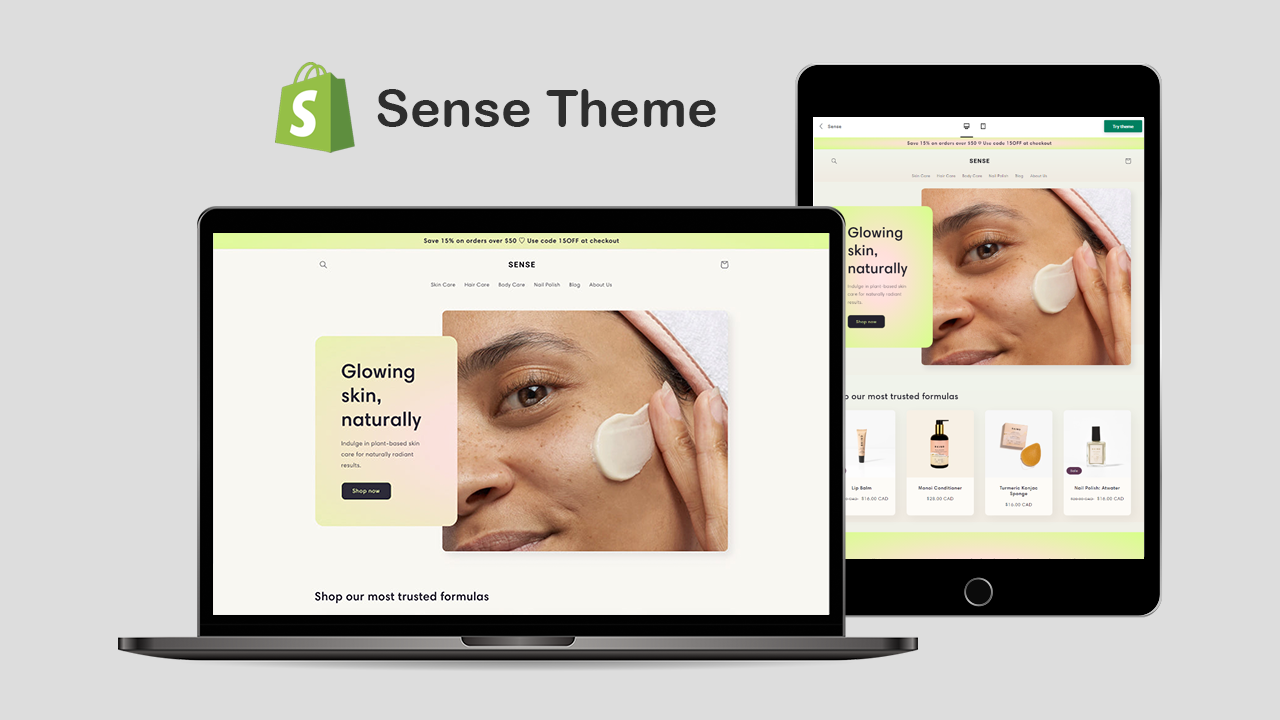 Shopify Sense Theme Guide Free Online Store 2 0 Shopify Theme