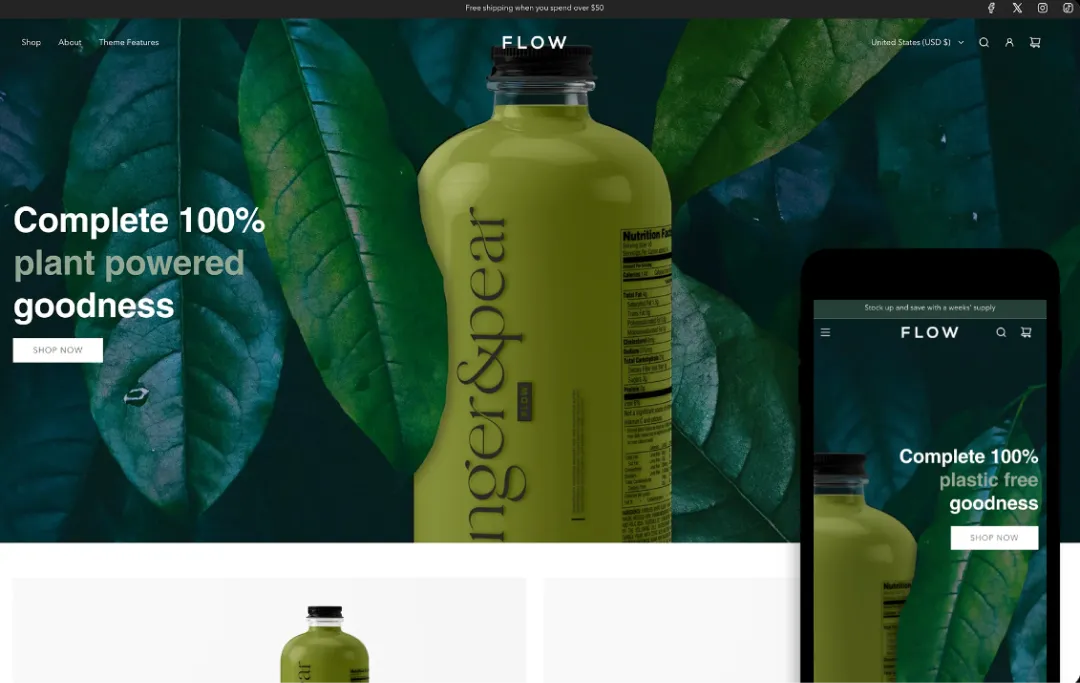 Flow - Single Product Shopify Theme