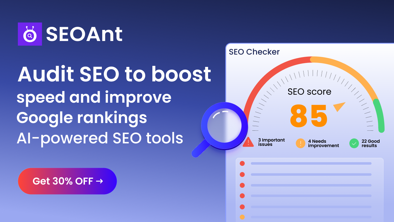 SEOAnt bfcm deal