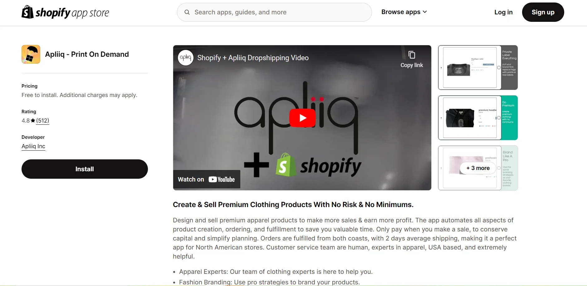 Apliiq Shopify POD App