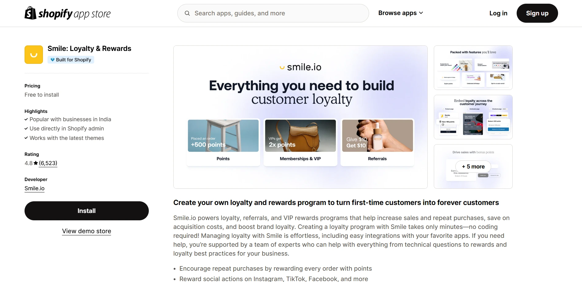 Smile - Loyalty App