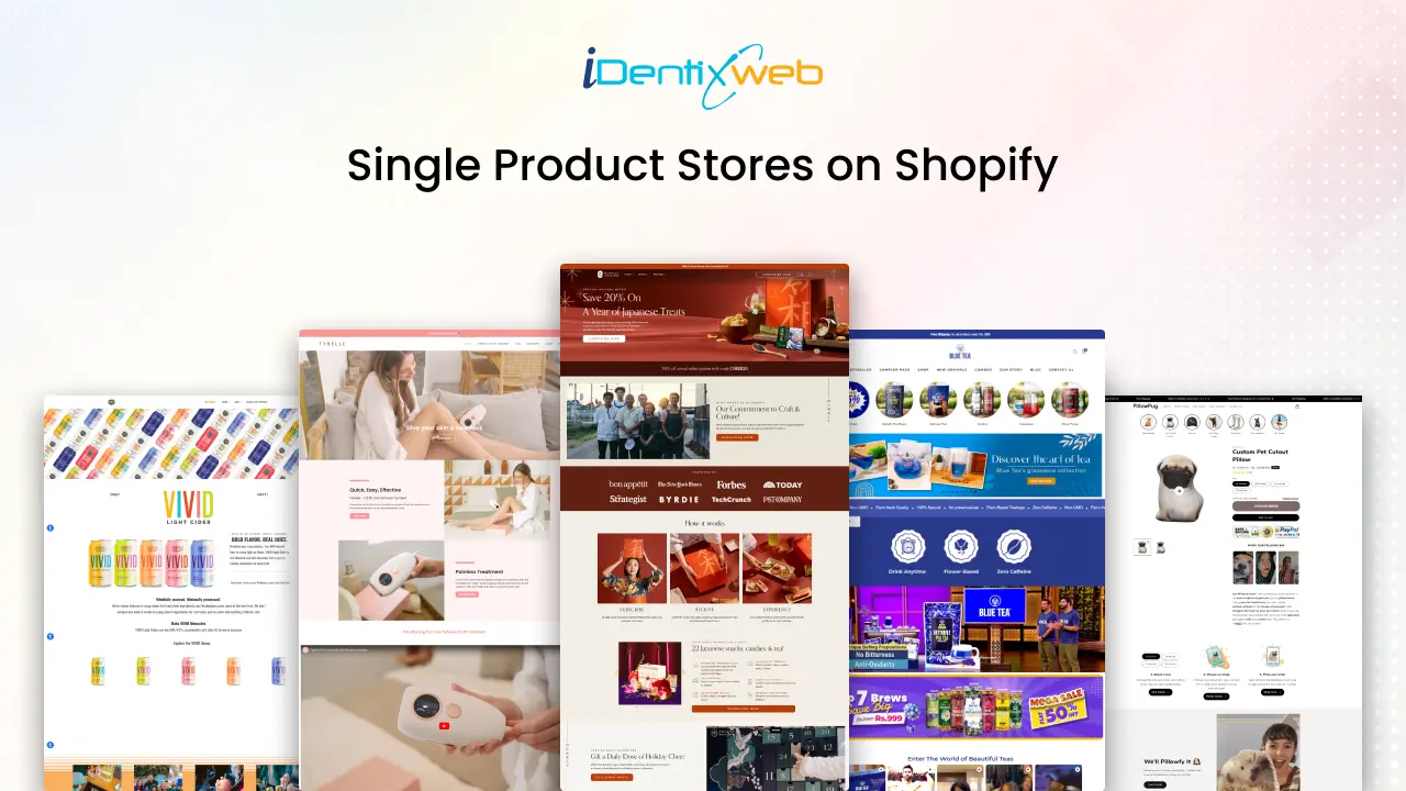 10+ Beautifully Designed Single Product Stores on Shopify