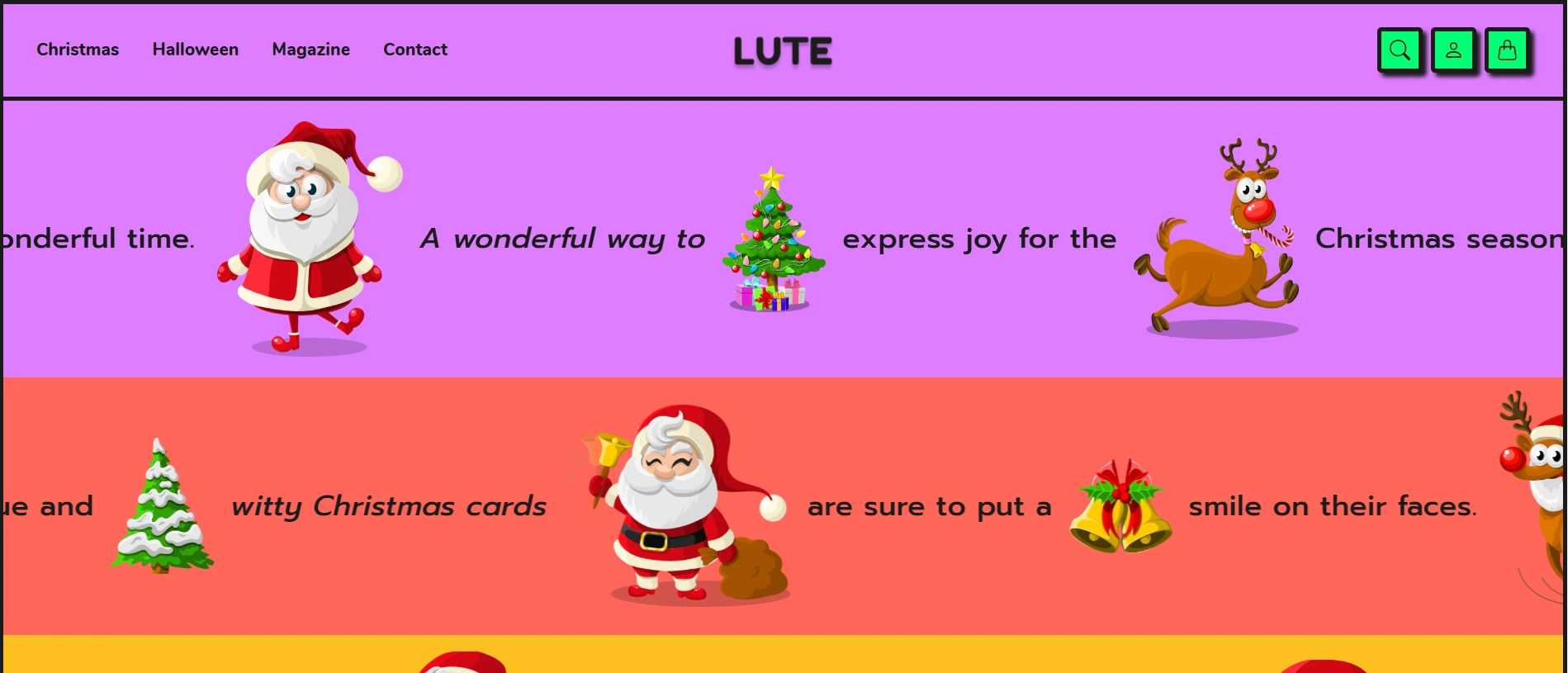 Lute Christmas Theme for Shopify