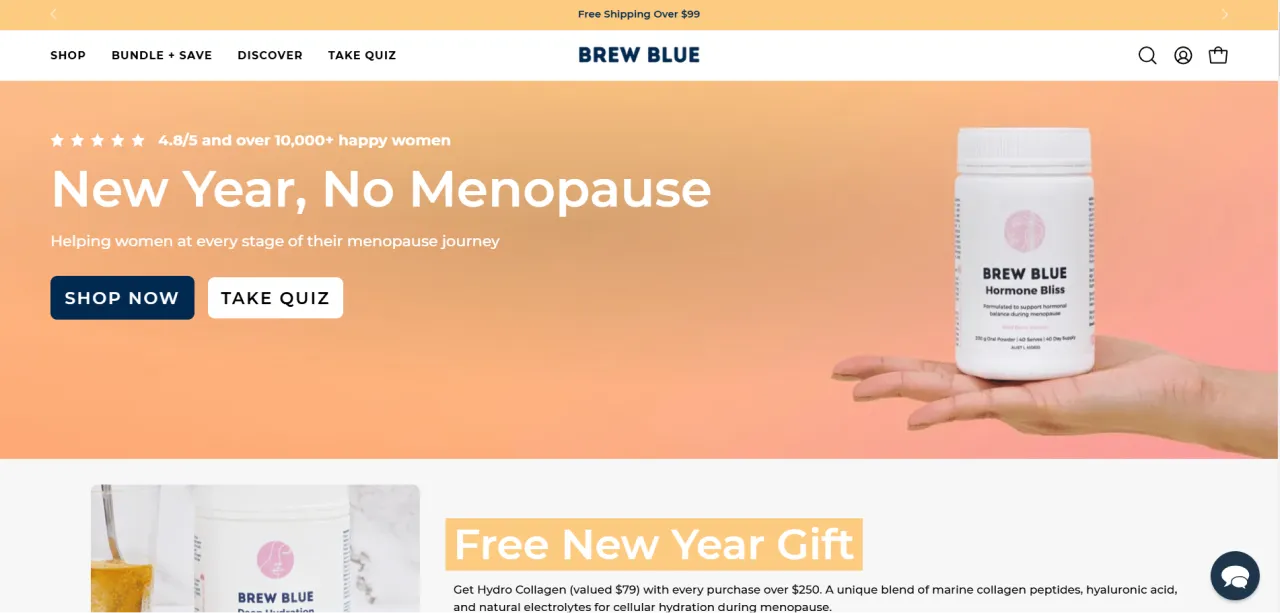 Brew Blue - Single Product Shopify Store