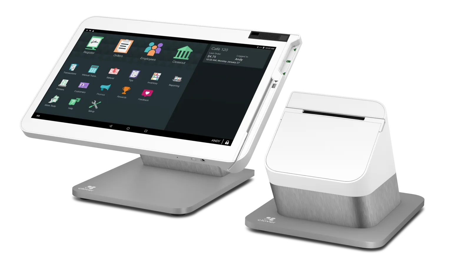 Clover POS system for boutique