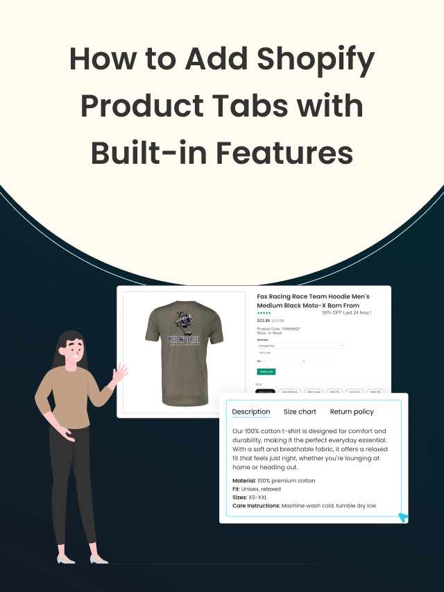 Add Shopify Product Tabs Using Built-In Features